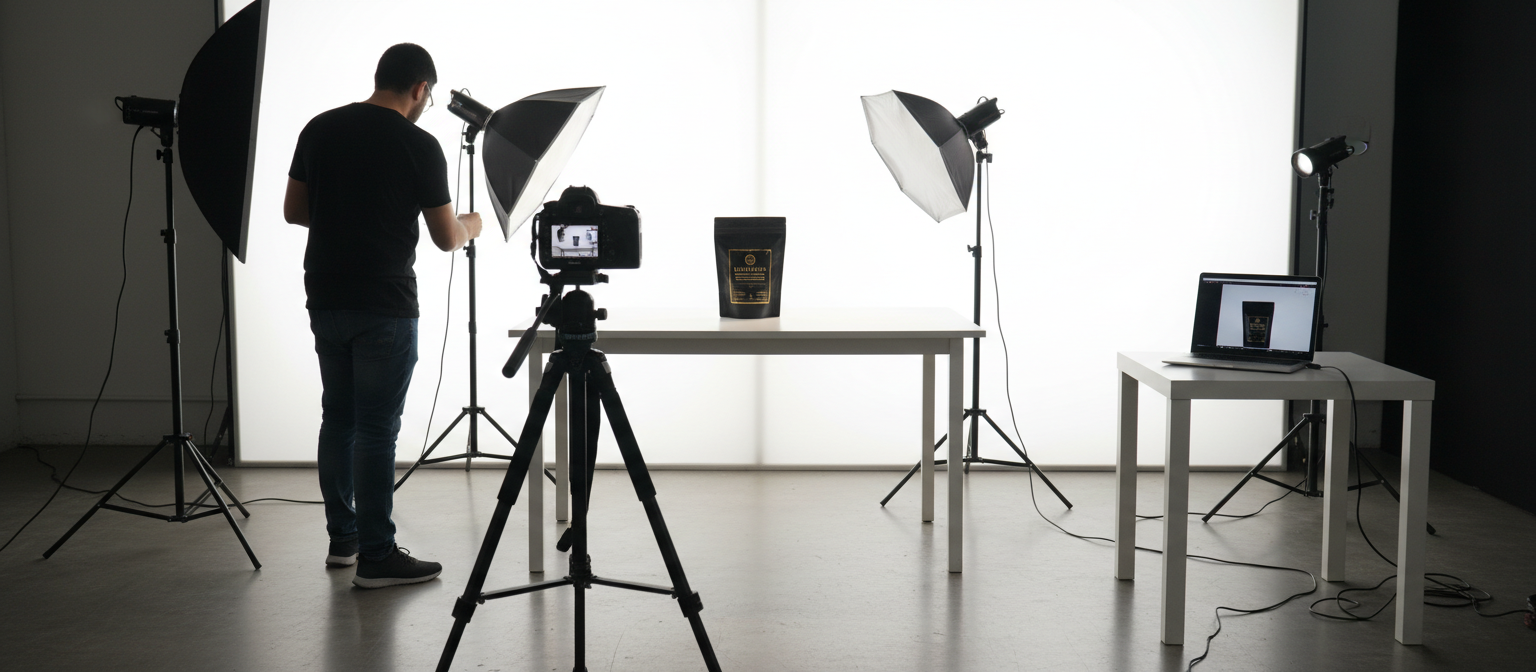 Fotografía profesional de producto en estudio