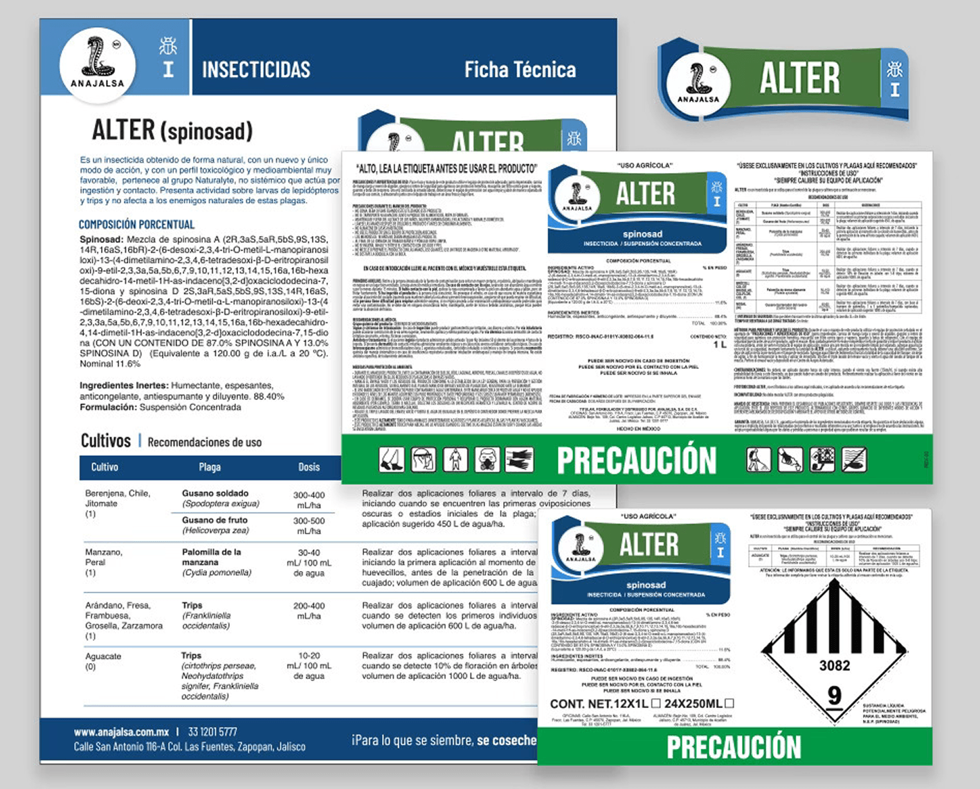Diseño gráfico para Anajalsa
