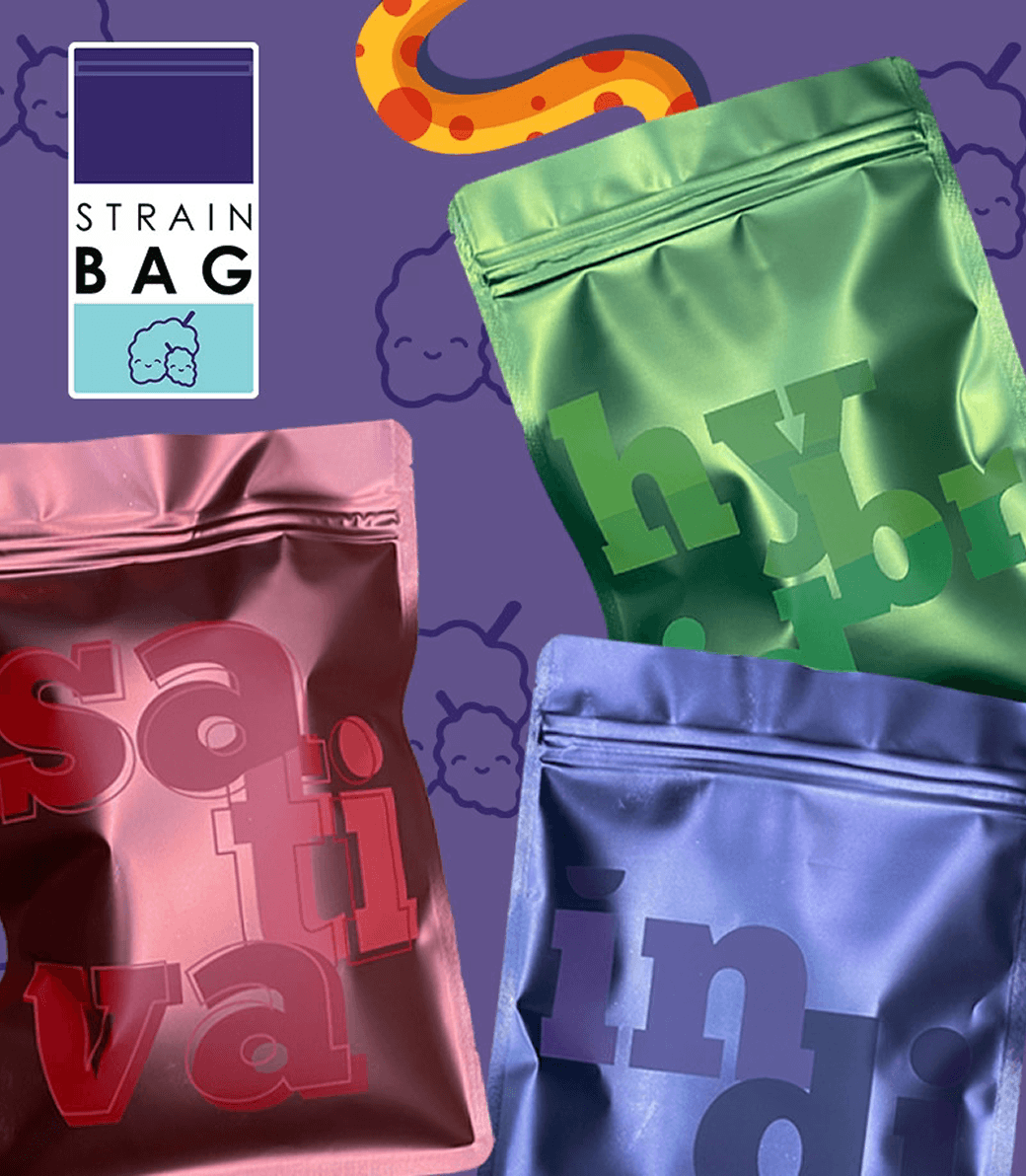 Diseño gráfico para Strain Bag