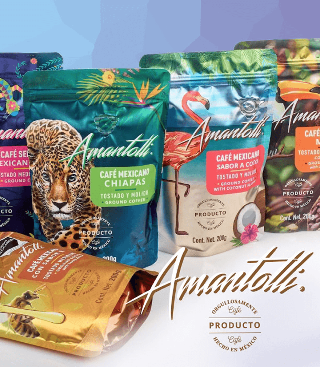 Diseño gráfico para Amantolli