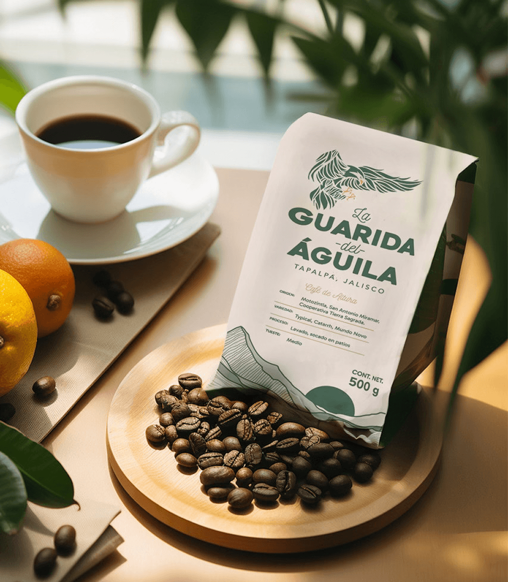 Diseño gráfico para La Guarida del Aguila