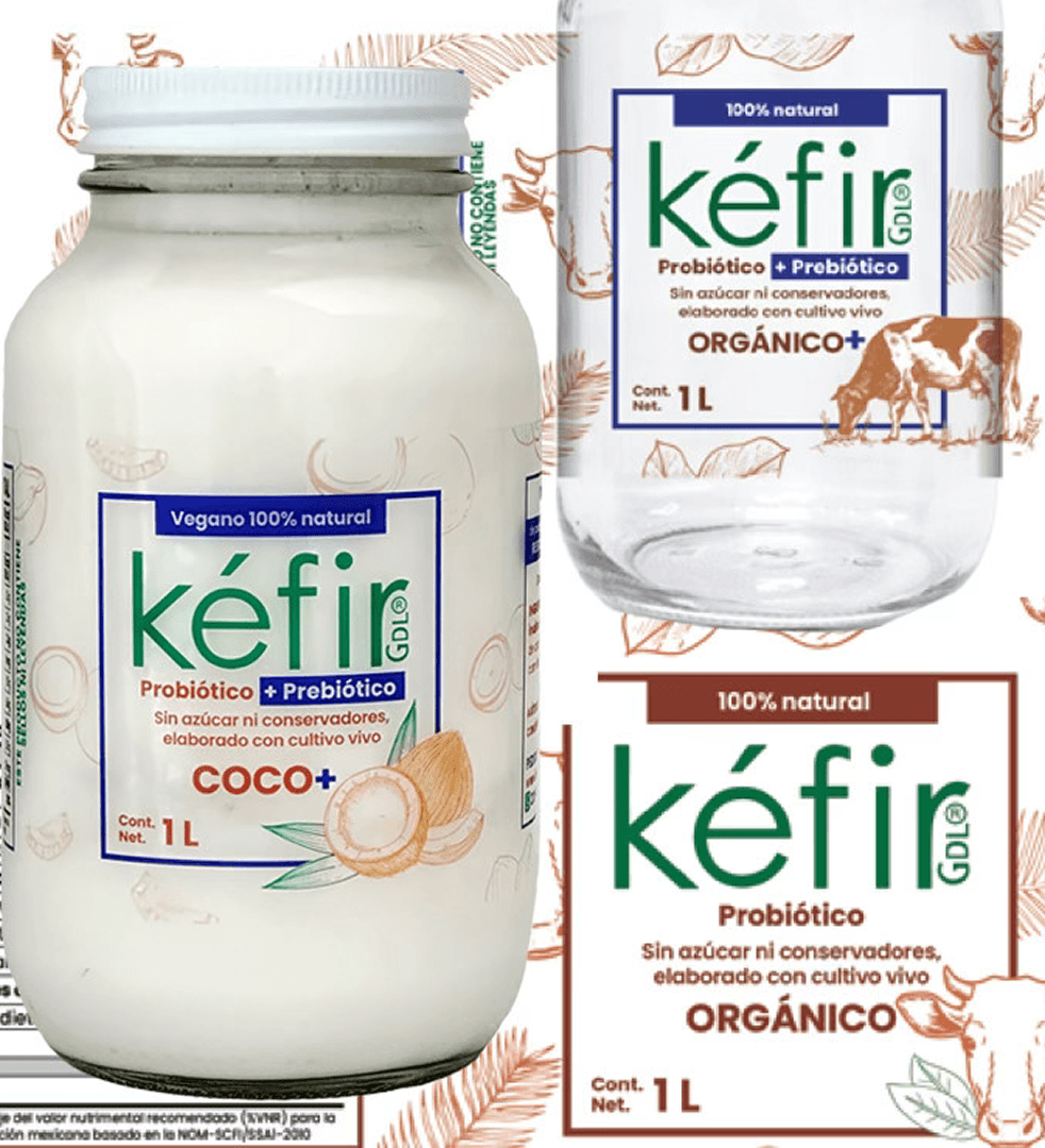 Diseño gráfico para Kéfir