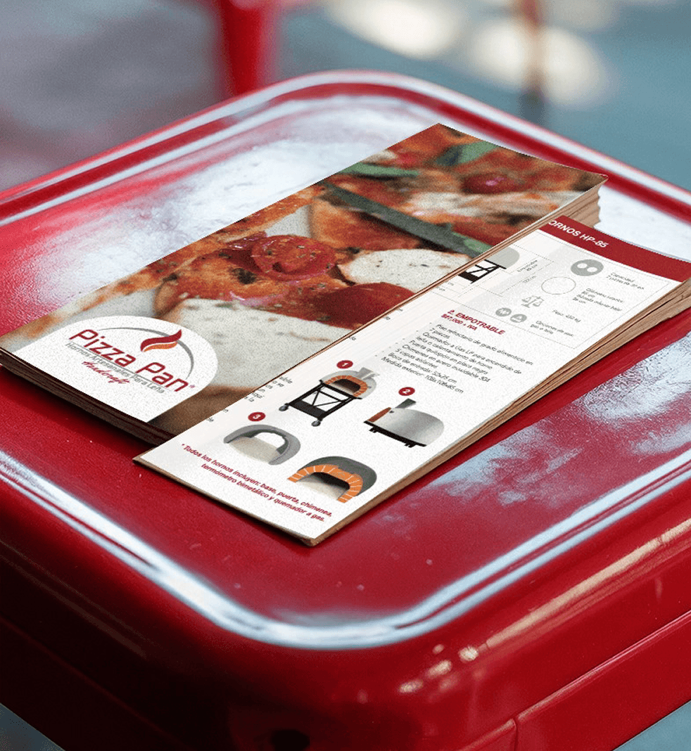 Diseño gráfico para Pizza Pan