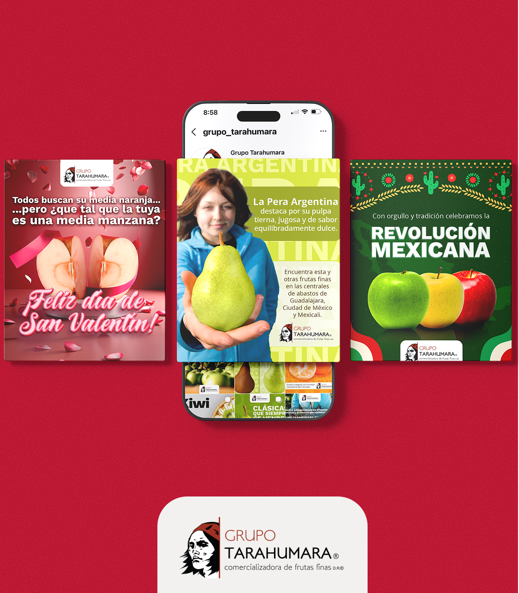 Diseño gráfico para Grupo Tarahumara